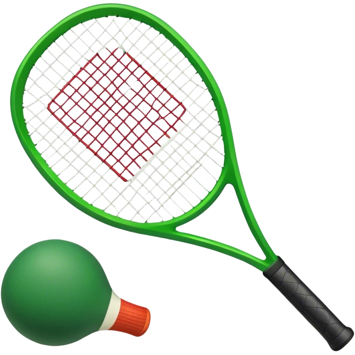 squash racket and ball emoji