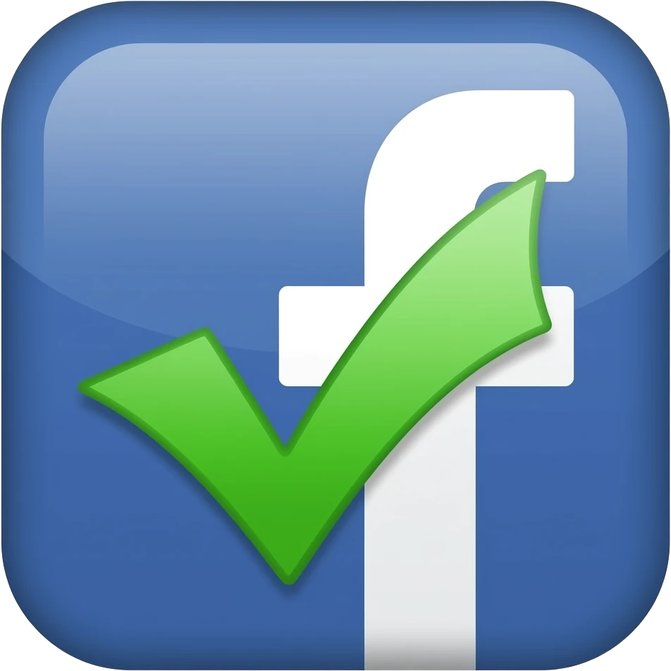 Give me a tick emoji like Facebook verification own emoji