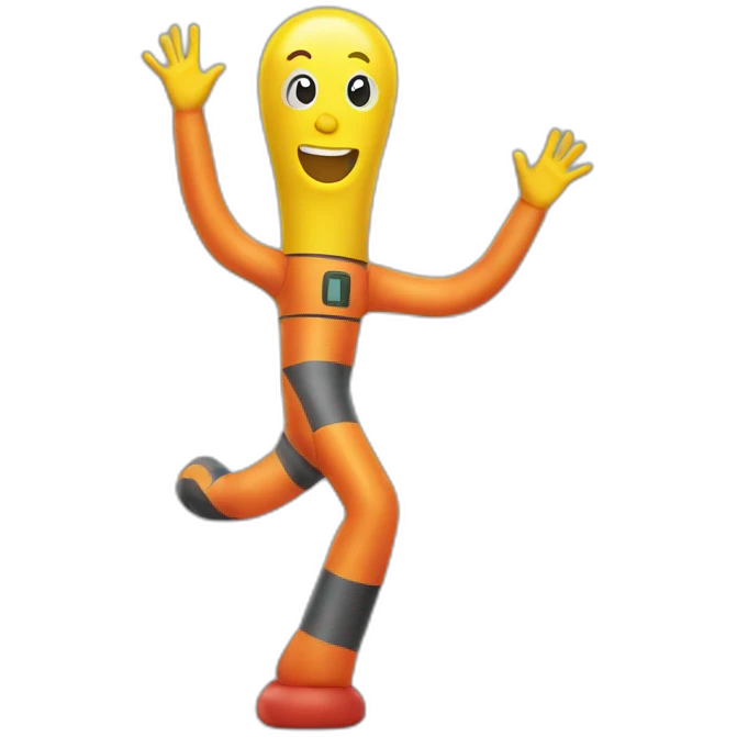 Inflatable Waving tube man emoji