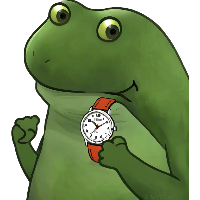 Watch with Text urgent emoji