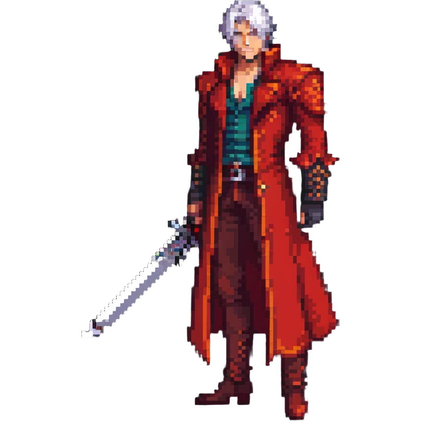 Dante Sparda from Devil May Cry emoji