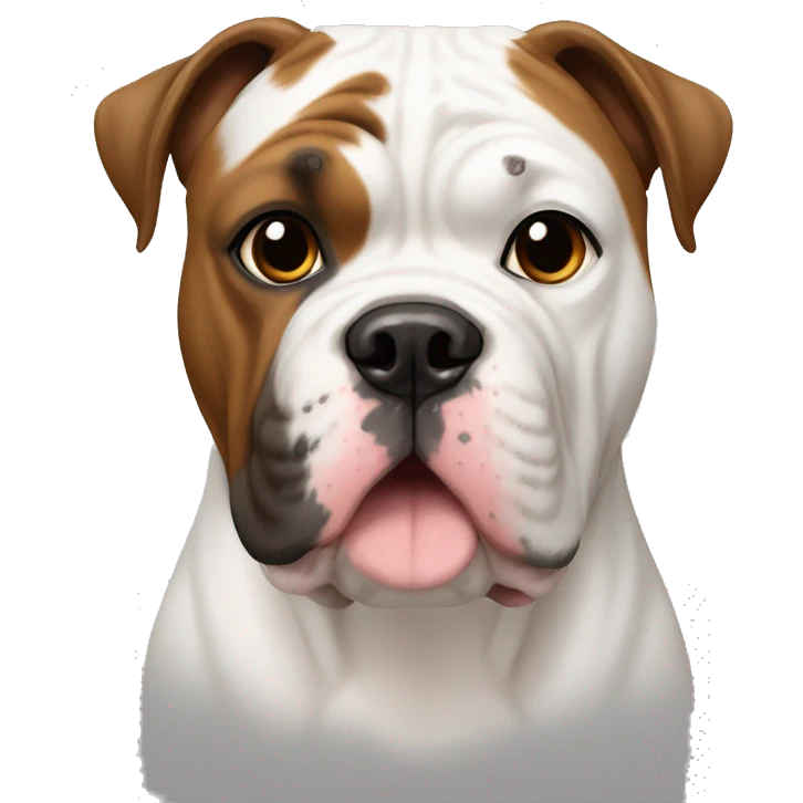 American Bulldog Dog Breed Full Body emoji