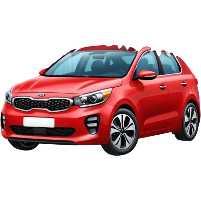 red kia car wash shop emoji