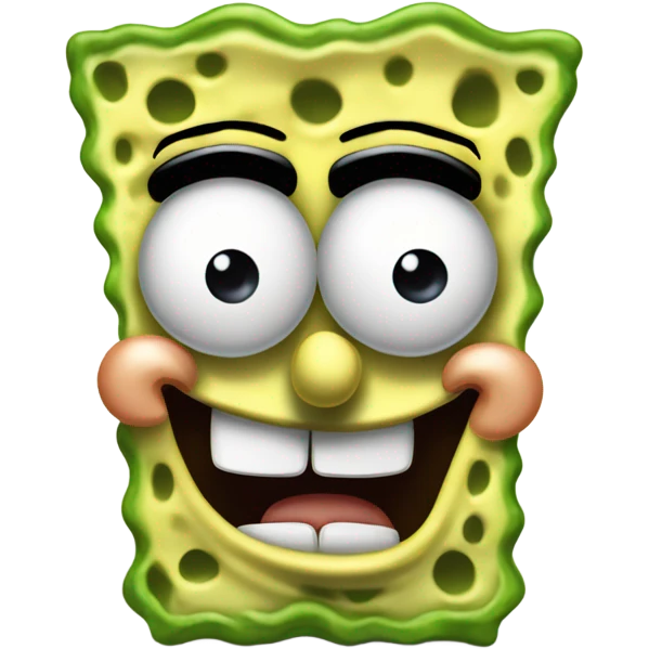 spongebob disgusted emoji