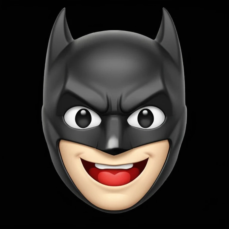 Batman emoji with heart eyes  emoji