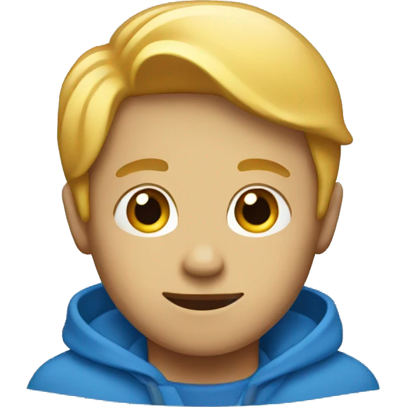 blue user icon emoji
