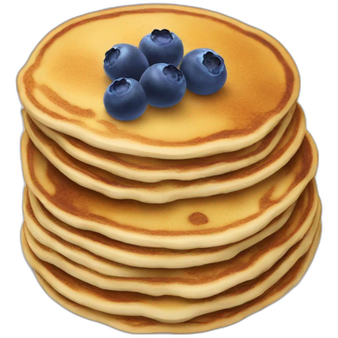 Blueberry pancakes  emoji