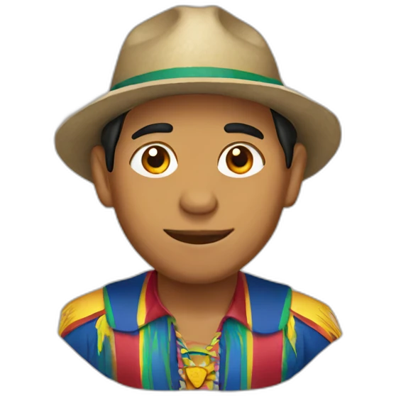 Bolivian guy  emoji