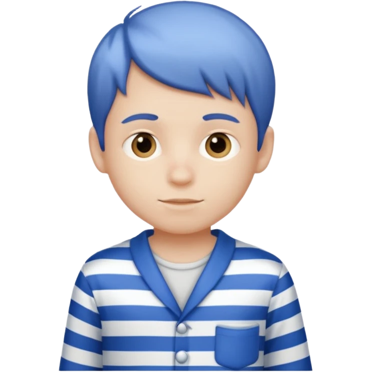 boy in striped pajamas emoji