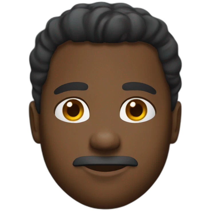 Black man pilote emoji