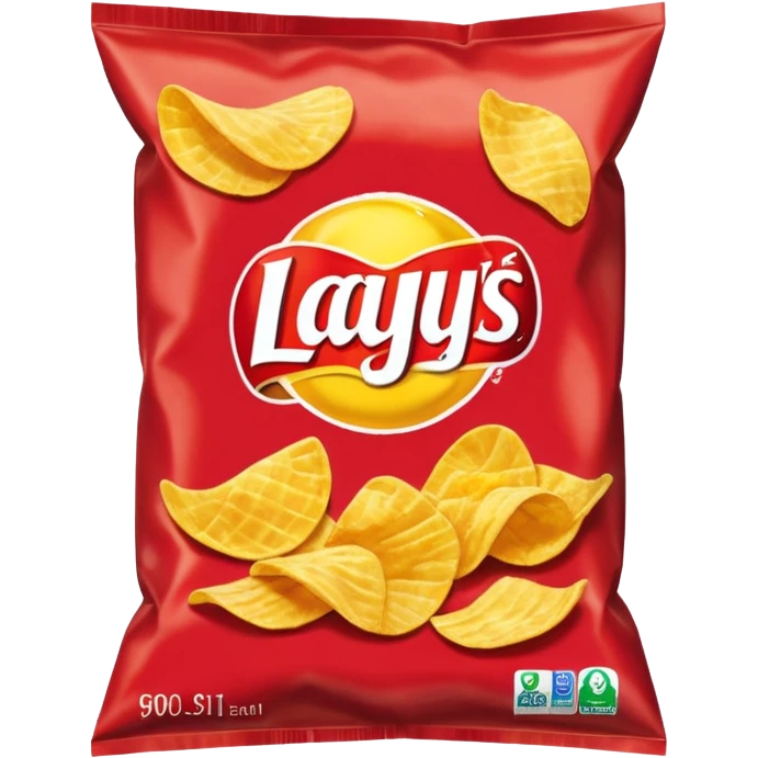 Lays bag emoji