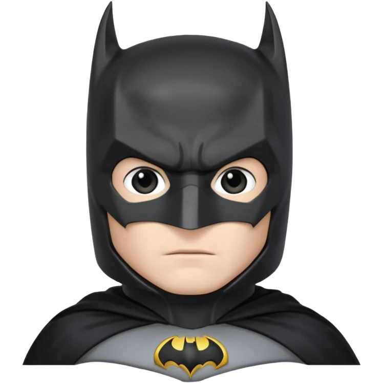 Batman white emoji