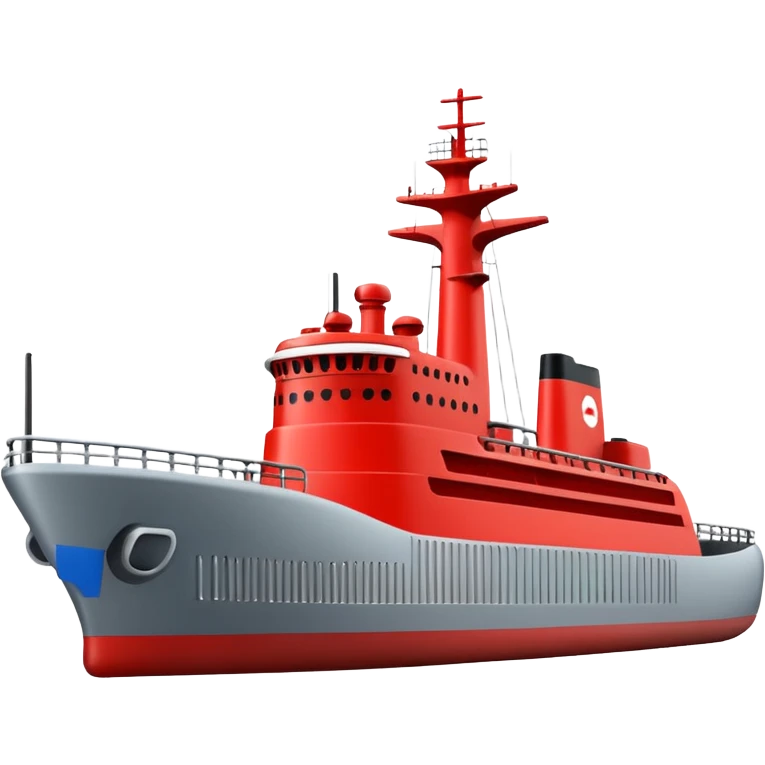 generate a very realistic anti-submarine ship emoji