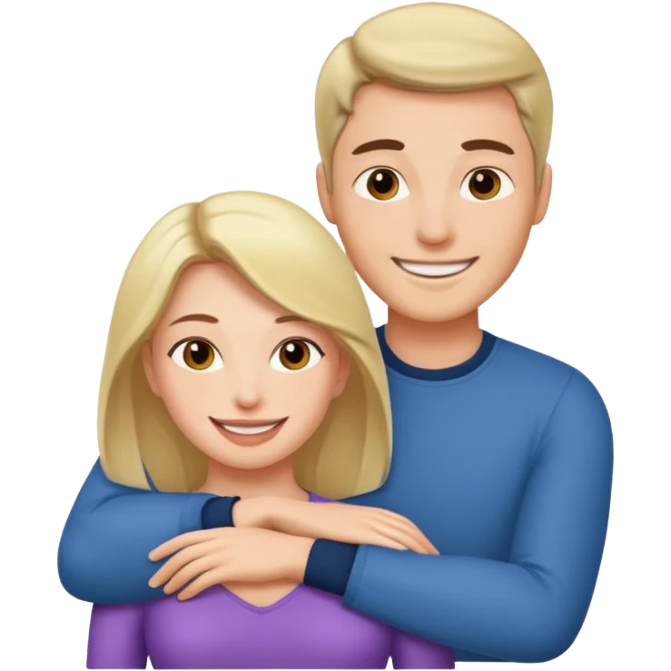 Woman straddling man emoji