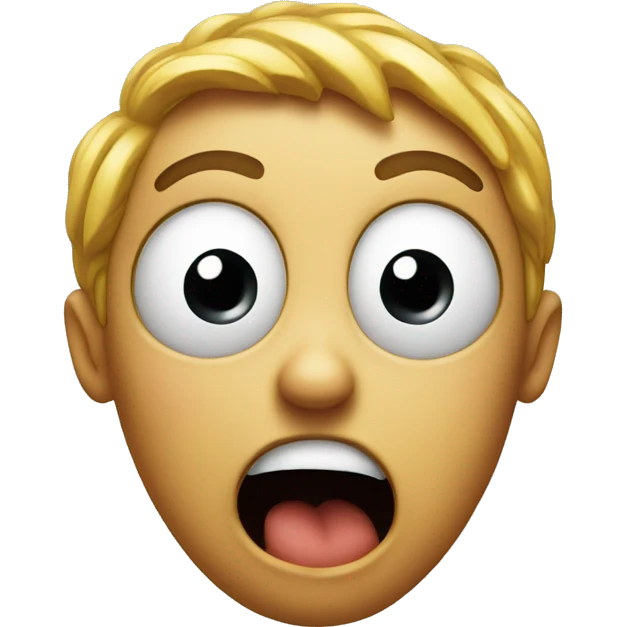 Shocked smiley face emoji