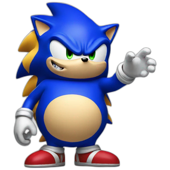 fat sonic emoji