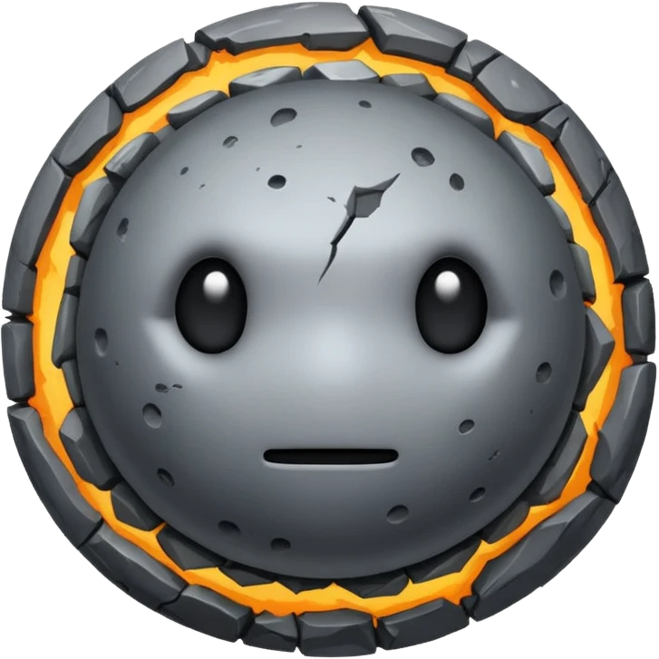 meteor without a face emoji