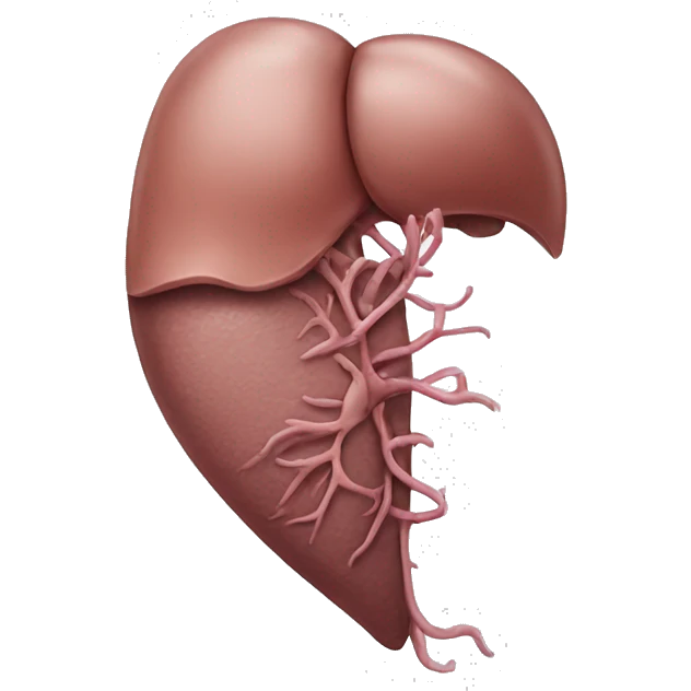 Liver anatomy  emoji