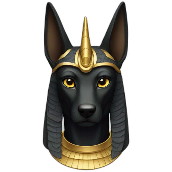 Anubis with scales emoji