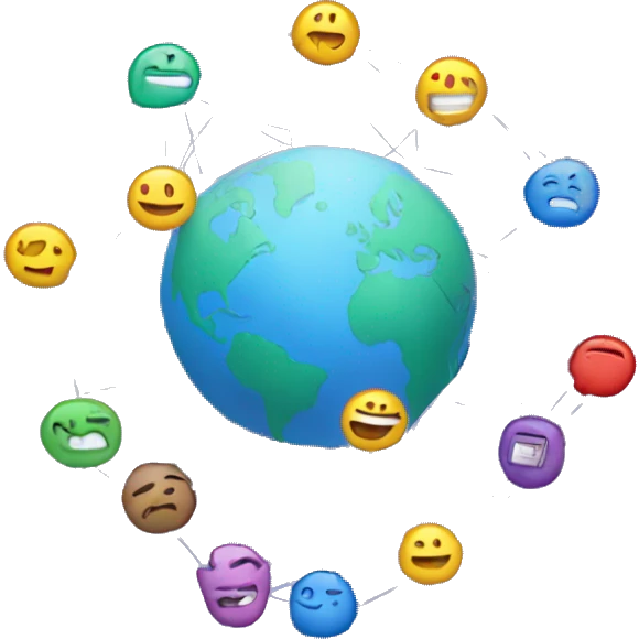 global internet connection emoji