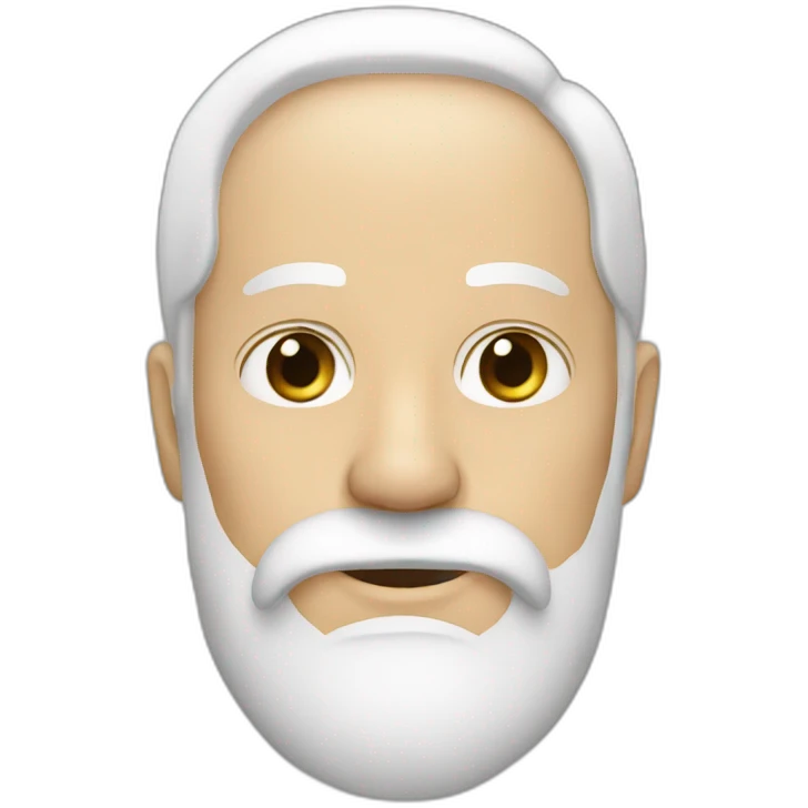 white beard emoji
