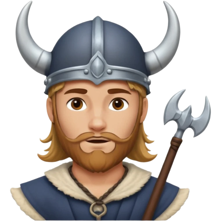Young viking sailor on ship deck emoji