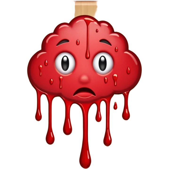 Wooden doorpost with blood sprinkles on top and sides of it emoji