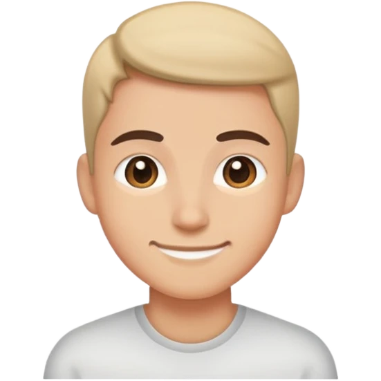 Side eyeing with smile emoji