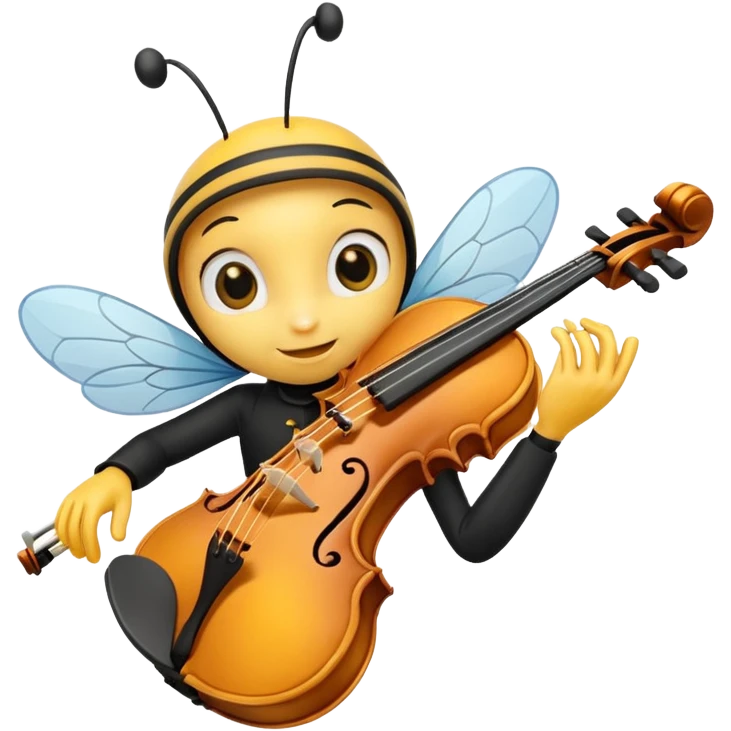 violinplayer bee emoji