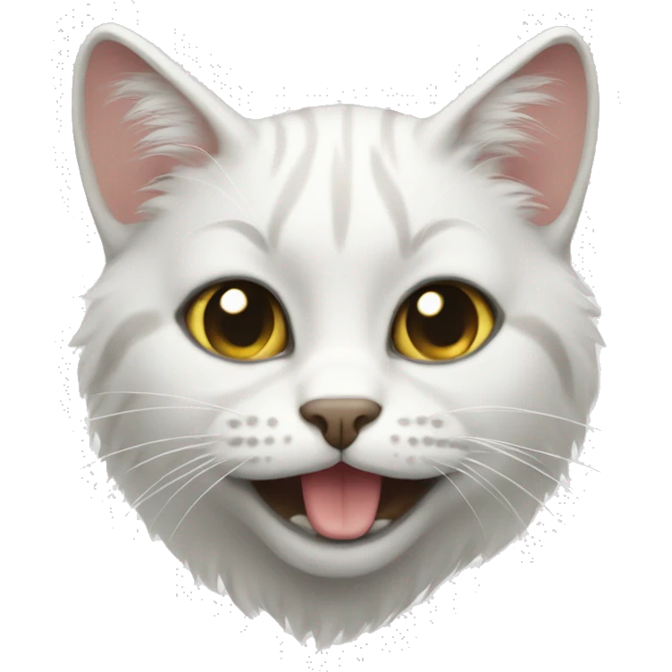 Gato blanco  emoji