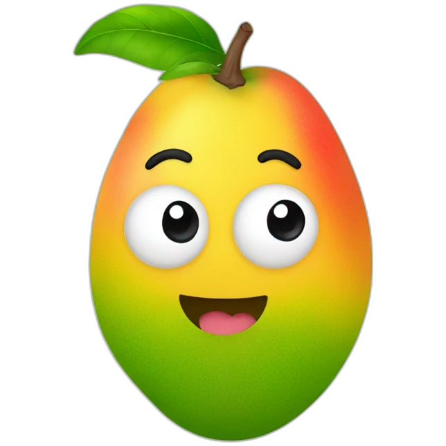 mango eat grass emoji