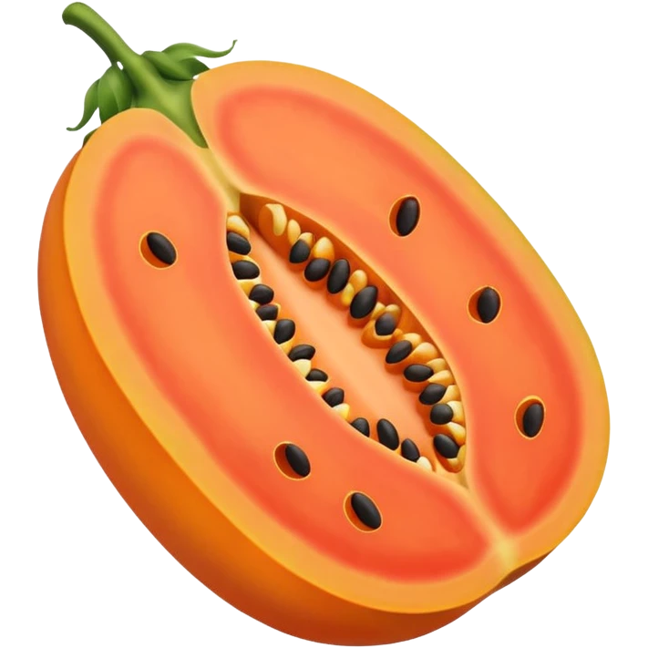 Papaya emoji