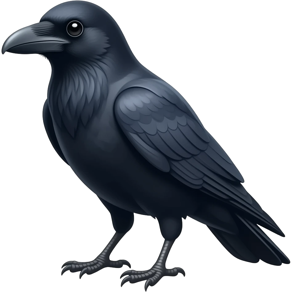 Crow emoji