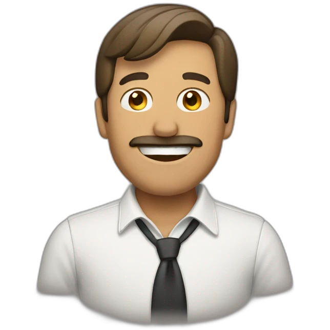 Hombre callando  emoji