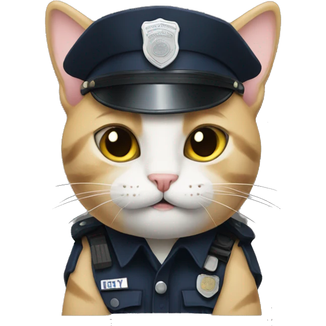 cat police emoji