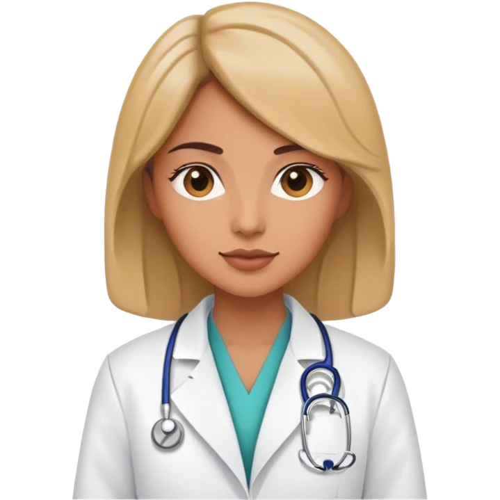 woman being a doctor emoji