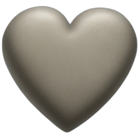 stone heart emoji