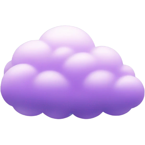 candy Purple clouds emoji