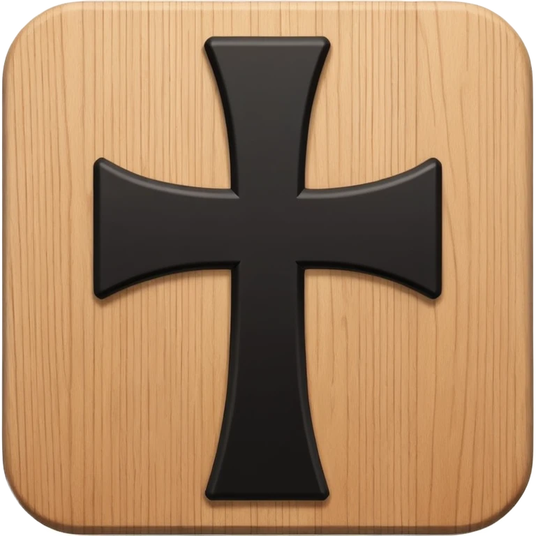 Black cross emoji