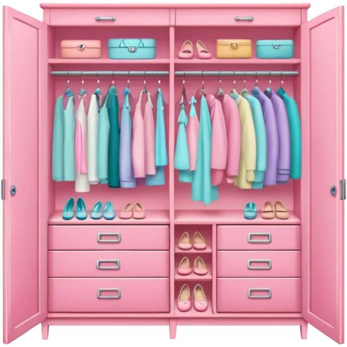 Pink closet emoji