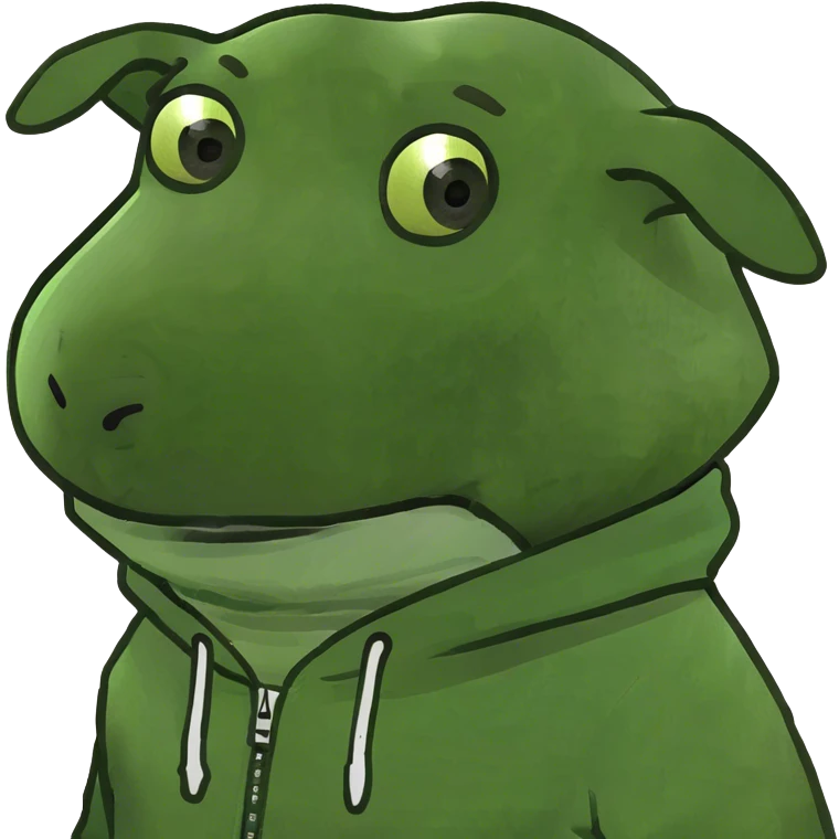 Dog in a hoodie emoji