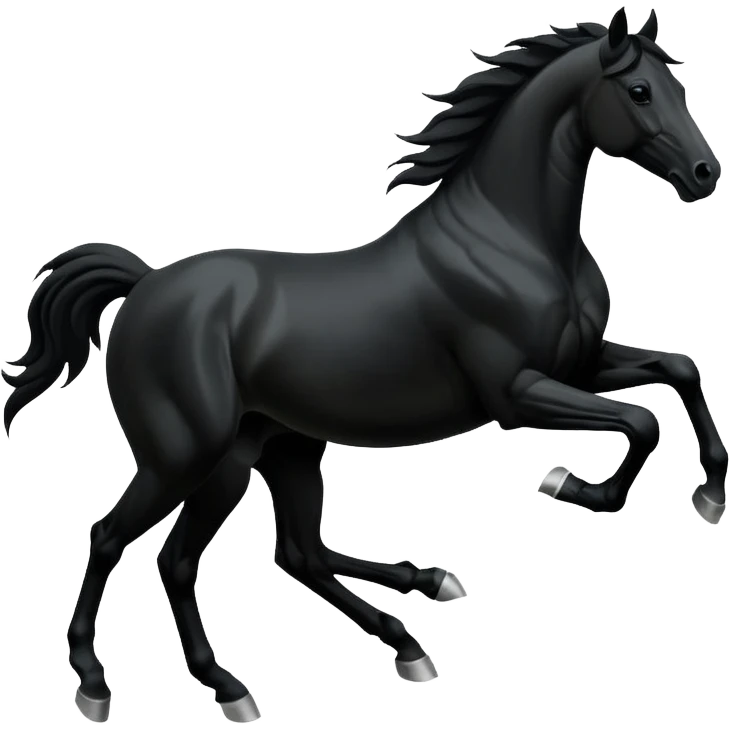 gallop silhouette emoji