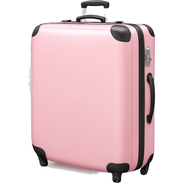 Light pink suit case  emoji
