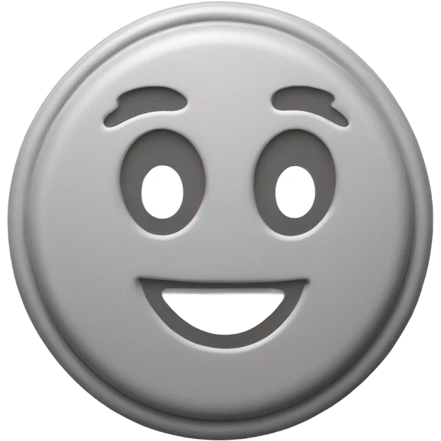 A silver coin that represent “100”, tiny, cute, simple, clay emoji