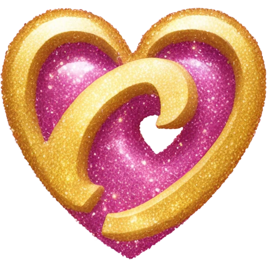 Sparkle heart P emoji