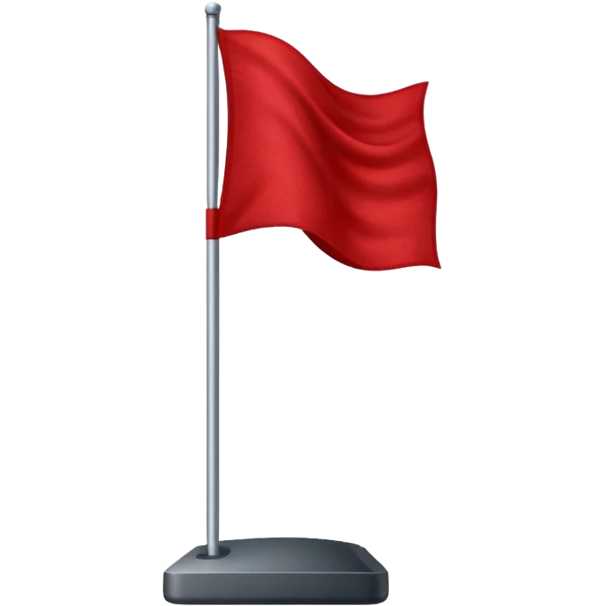 red flag emoji