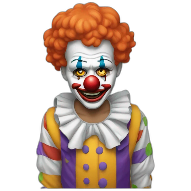 Clown qui pleure emoji