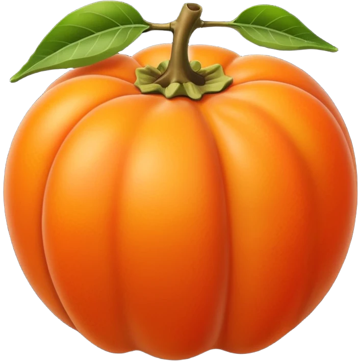 persimmon emoji