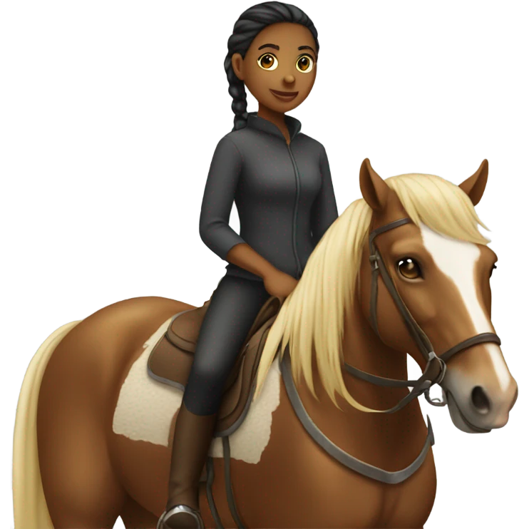 Girl on horse emoji