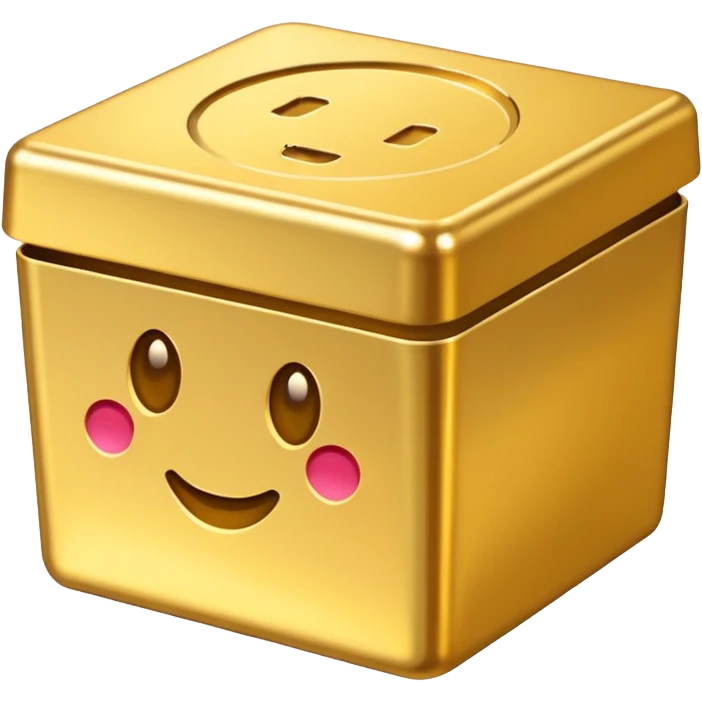 Gold box emoji